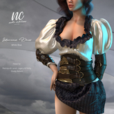 [NC] - Librarian Dress (White Blue)
