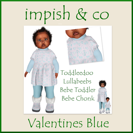 impish & co ~ Valentines Blue BOX