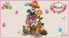 !MG! - Easter Gnomes - Mushroom House - Boxed