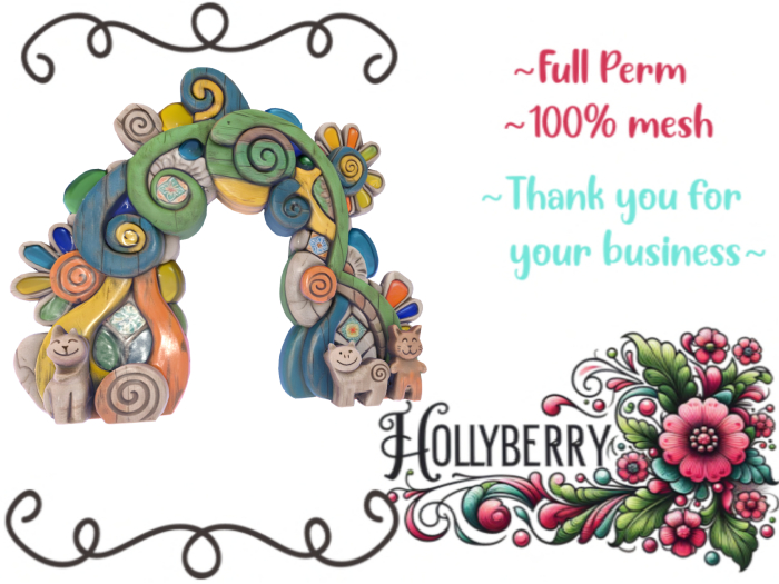 HB: Whimsy Carved Arch FuLL PERM