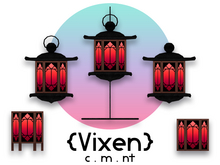 {Vixen} - Zen Lantern Set - { #01 Pomegranate }