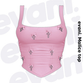 evani. Malice corset - blush