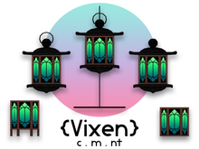 {Vixen} - Zen Lantern Set - { #05 Seaglass }