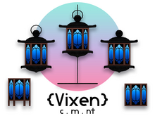 {Vixen} - Zen Lantern Set - { #07 Lapis }