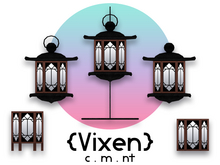 {Vixen} - Zen Lantern Set - { #11 White }