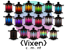 {Vixen} - Zen Lantern Set - { #16 Fat Pack }