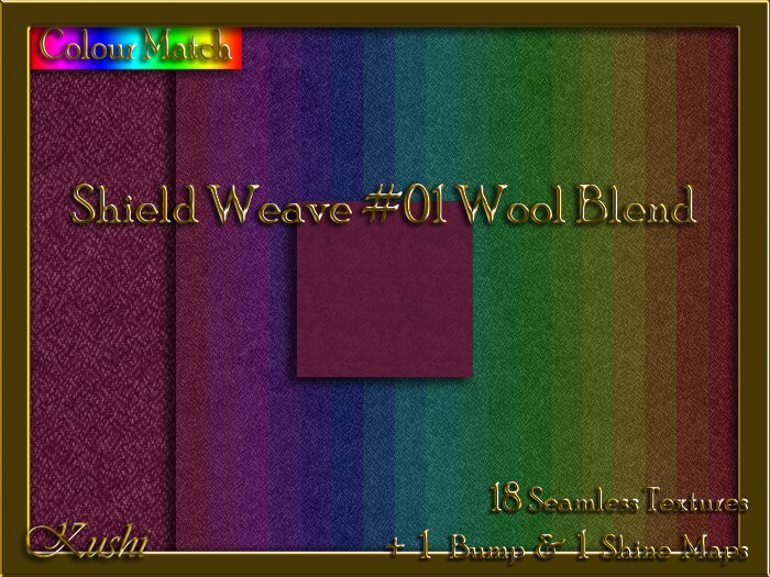 Shield Weave #01 WOOL BLEND Texture Pack