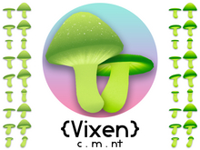 {Vixen} - Celestial Mushrooms - { #04 Lime }