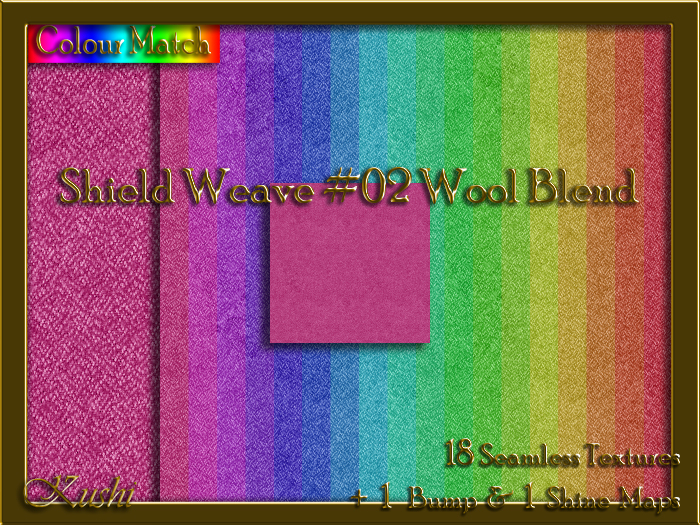 Shield Weave #02 WOOL BLEND Texture Pack