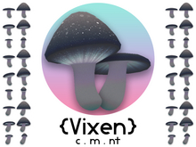 {Vixen} - Celestial Mushrooms - { #12 Grey }