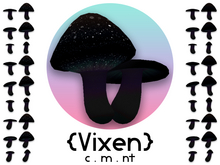 {Vixen} - Celestial Mushrooms - { #13 Black }
