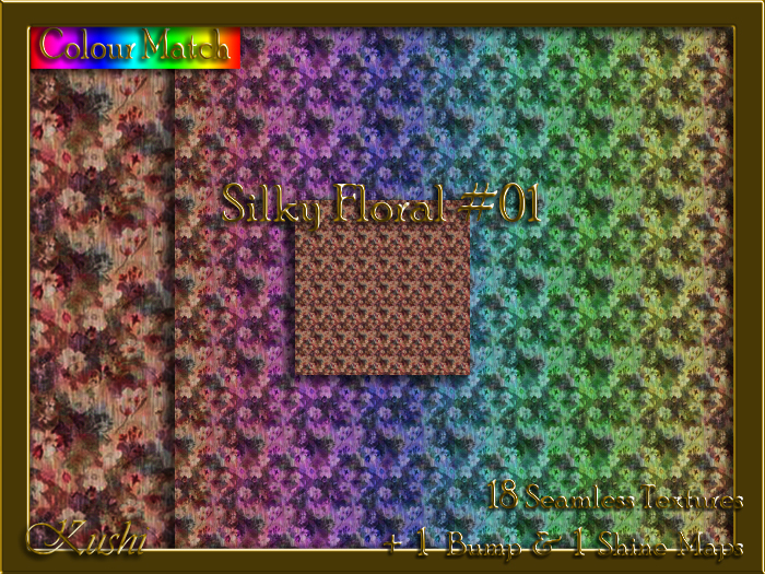 Silky Floral #01 Texture Pack