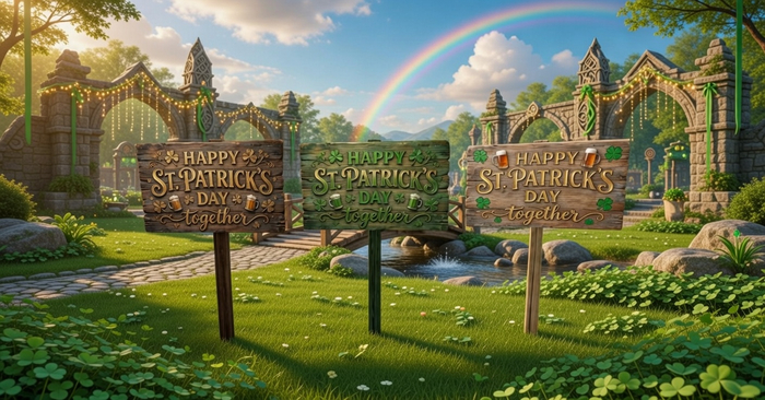 <Aphrodite> St Patricks sign set
