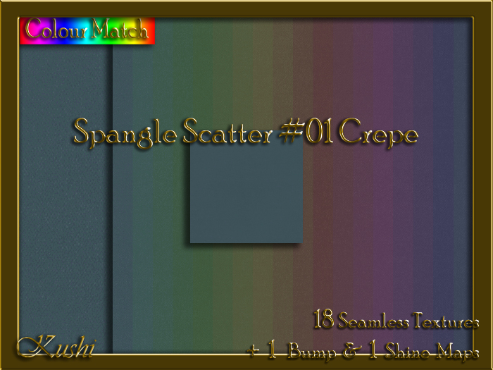 Spangle Scatter #01 CREPE Texture Pack