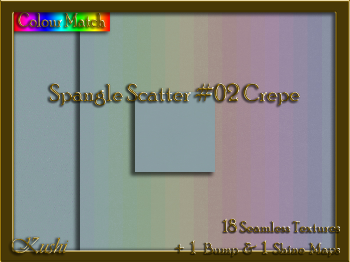 Spangle Scatter #02 CREPE Texture Pack