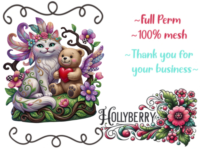 HB: Boho Cat & Friend FuLL PERM