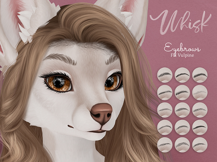 .{Whisk}. BoM Eyebrows : FH Vulpine