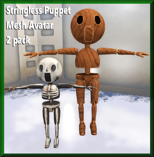 FP theStringless Puppet mesh avatar 2 pack