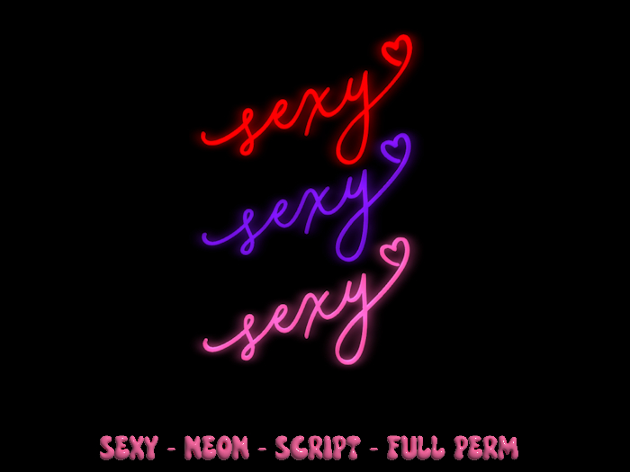 ~ VV ~ Sexy - Neon - Full Perm
