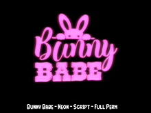 ~ VV ~ Bunny Babe - Neon - Full Perm
