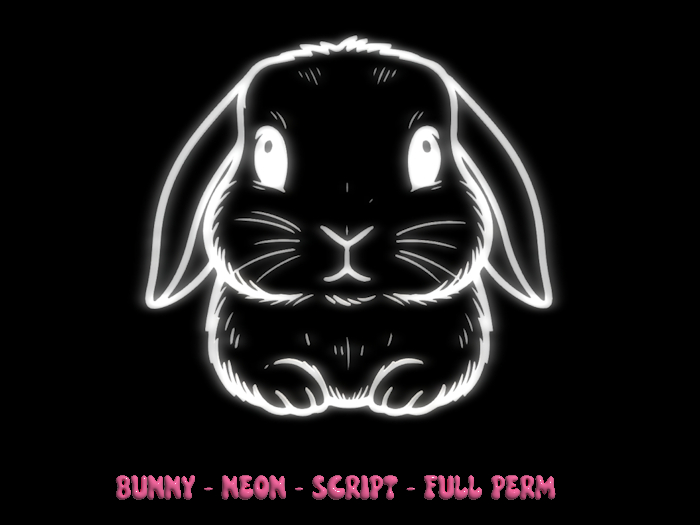 ~ VV ~ Bunny - Neon - Full Perm
