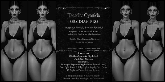 ! Deadly Cyanide - ObsidianPro Lighting System Demo