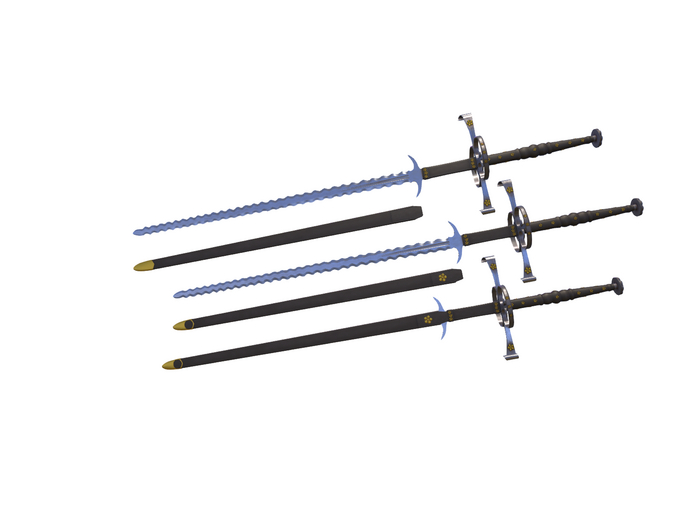 Flamberge Sword #1