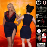 @AdReNaLiZeD@ Jasmine Navy with Fire Collar