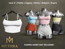 <MYTHRA SHOP> ❤ Fiamma Top - Legacy | Perky | Lara X | Petite | Reborn | Kupra