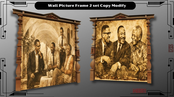Wall Picture Frame 2 set Copy Modify
