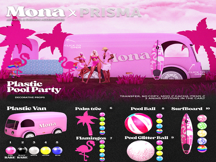 01. MONAxPRISMA - PLASTIC VAN - PINK RARE