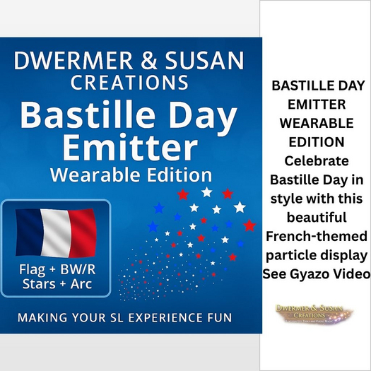 Bastille Day Wearable emitter
