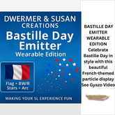 Bastille Day Wearable emitter