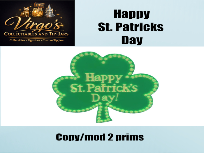St Patricks Shamrock Boxed