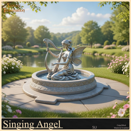 Singing Angel STATUE