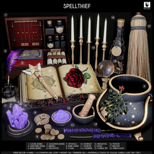 8. BAMSE : Spellthief - Rune Chart