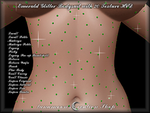 EMERALD BODY GLITTER SUIT 20 TEXTURE HUD