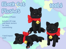 Liminality- Black Cat Plushes