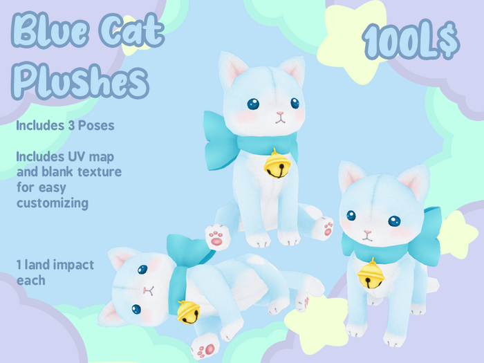 Liminality- Blue Cat Plushes