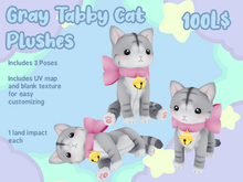 Liminality- Gray Tabby Cat Plushes