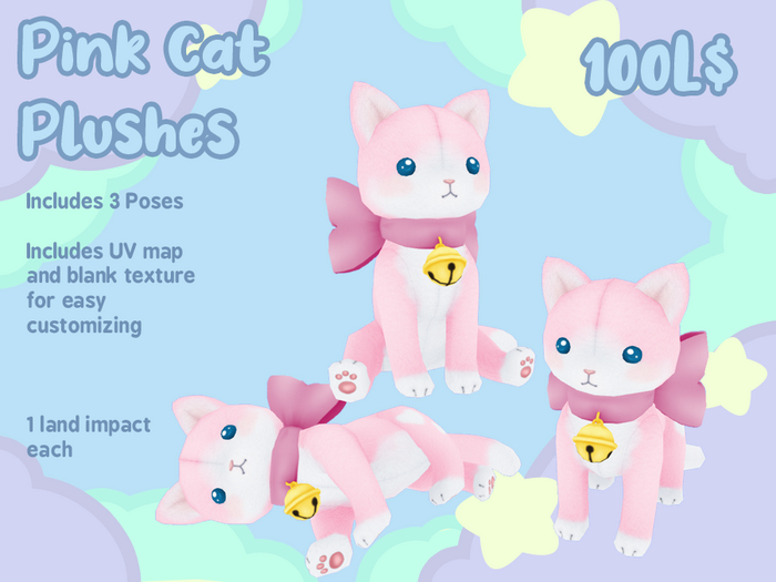 Liminality- Pink Cat Plushes