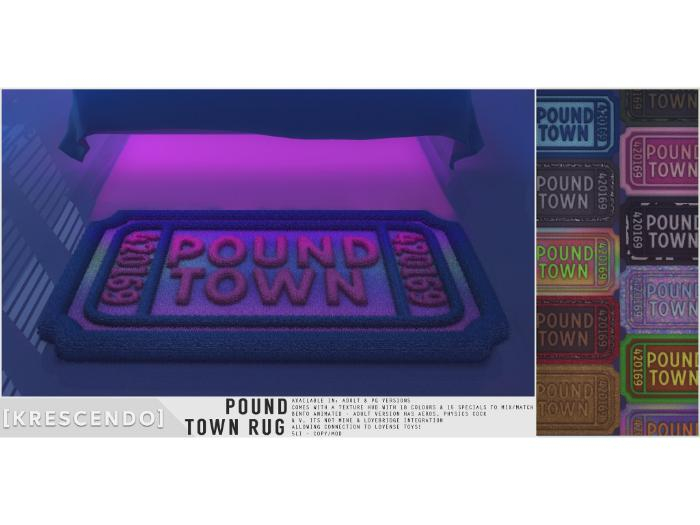 [Kres] Pound Town Rug - PG