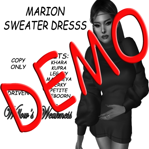 MARION SWEATER DRESS DEMO