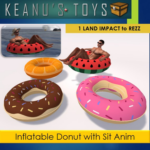 Inflatable Donut Floater with Scripts