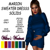 MARION SWEATER DRESS SOLIDS BOX