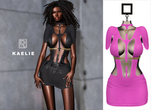 RAPTURE-Dress Kaelie-Bubble Gum