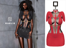 RAPTURE-Dress Kaelie-Foxy Red