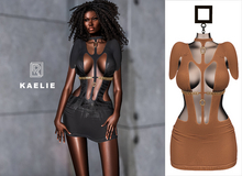 RAPTURE-Dress Kaelie-Nutmeg