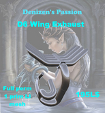 D6 Wing Exhaust for V-Twin Motors *