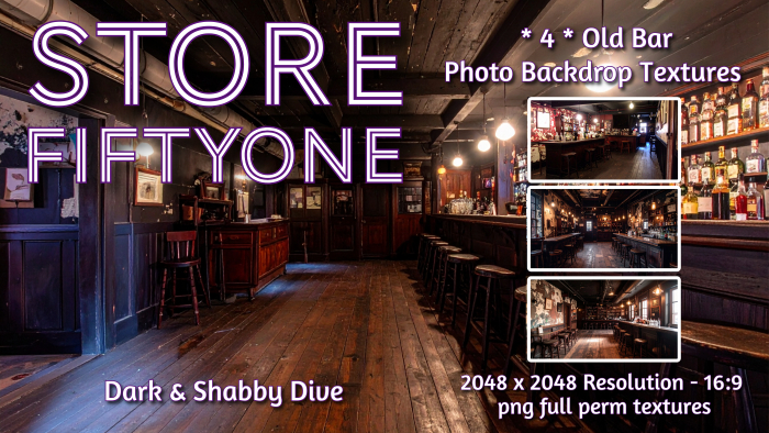 NEW! * 4 * Shabby Old Bars Photo Studio Backdrop Textures - 2K rez! - Store FiftyOne :)